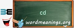 WordMeaning blackboard for cd